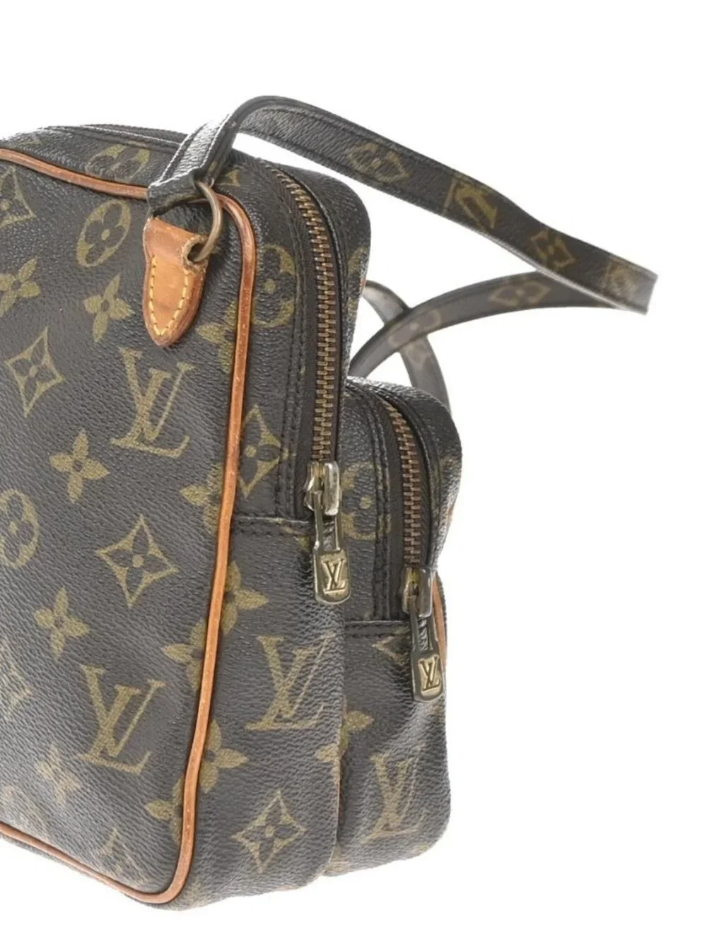 LOUIS VUITTON Mini Amazon Shoulder Bag Monogram Leather Brown M45238 32KC782